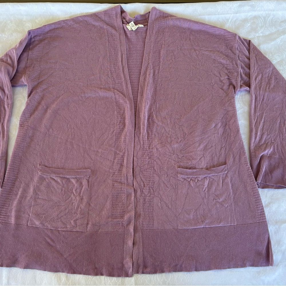Terra & Sky Lavender Cardigan woman’s 0x